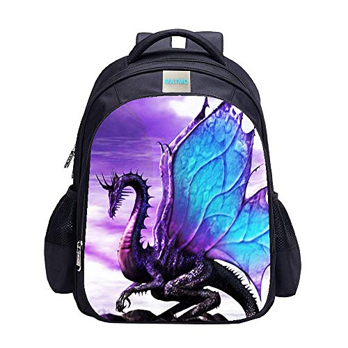 MATMO Dinosaurier Rucksack Dinosaurier Rucksäcke für Jungen Schulrucksack Kinder Büchertasche, Dragon Rucksack 27, One_Size, Cartoon von MATMO