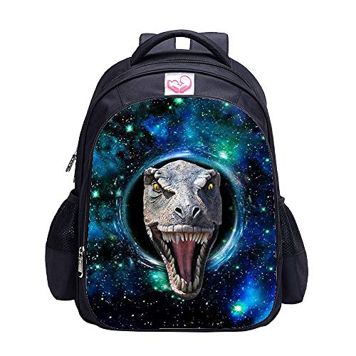 MATMO Dinosaurier-Rucksack, Dinosaurier-Rucksäcke für Jungen, Schulrucksack, Kinder-Büchertasche, Galaxie Dinosaurier Rucksack 2, One_Size, Cartoon von MATMO