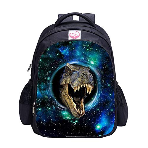 MATMO Dinosaurier-Rucksack, Dinosaurier-Rucksäcke für Jungen, Schulrucksack, Kinder-Büchertasche, Galaxy Dinosaurier Rucksack 6, One size von MATMO