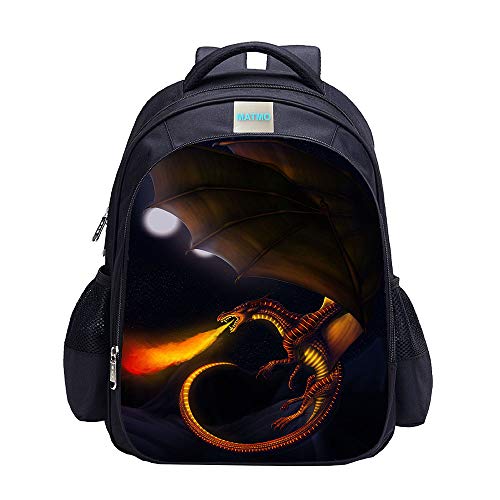 MATMO Dinosaurier Rucksack Dinosaurier Rucksäcke für Jungen Schulrucksack Kinder Büchertasche, Dragon Rucksack 26, One_Size, Cartoon von MATMO