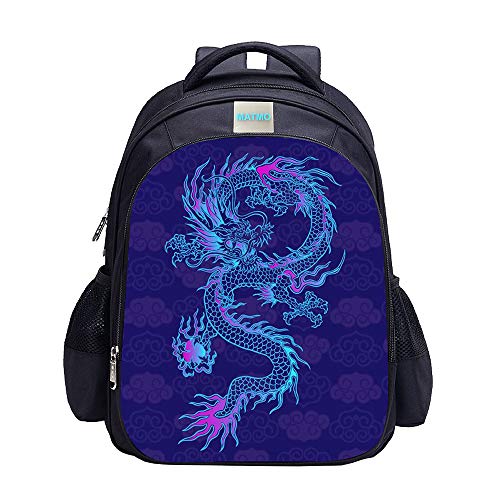 MATMO Dinosaurier Rucksack Dinosaurier Rucksäcke für Jungen Schulrucksack Kinder Büchertasche, Dragon Rucksack 28, One_Size, Cartoon von MATMO