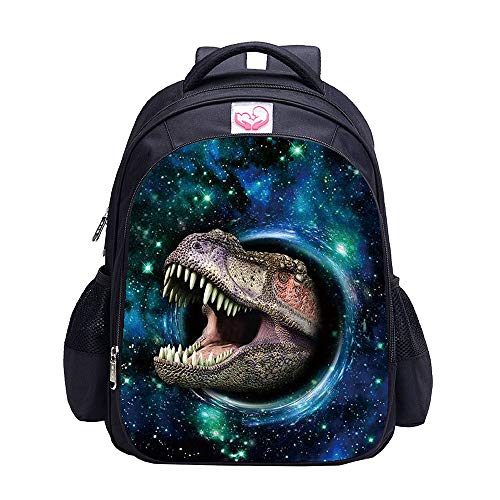 MATMO Dinosaurier Rucksack Dinosaurier Rucksäcke für Jungen Schulrucksack Kinder Büchertasche, Galaxy Dinosaurier Rucksack 1, One size von MATMO