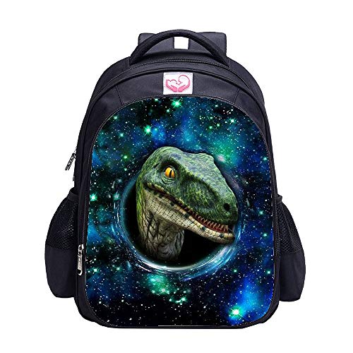 MATMO Dinosaurier-Rucksack, Dinosaurier-Rucksäcke für Jungen, Schulrucksack, Kinder-Büchertasche, Galaxie Dinosaurier Rucksack 3, One_Size, Cartoon von MATMO