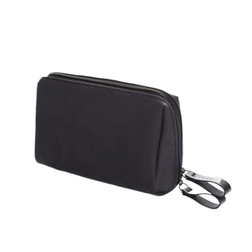 Kulturbeutel für Fluggesellschaften, Tragbare Kleine Make up Tasche, Kosmetiktasche Make up für Damen und Mädchen (Color : Black, Size : One Size) von MATRIXX