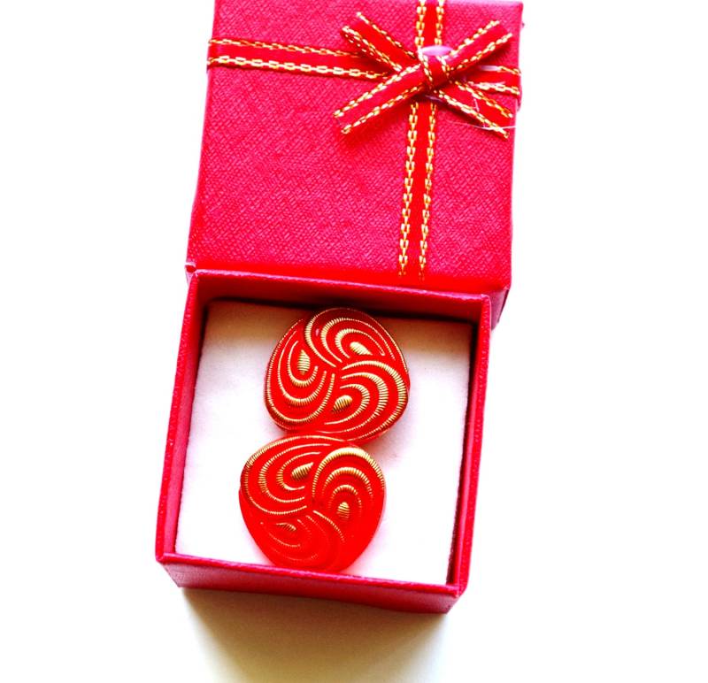 Hübsche Manschettenknöpfe Aus Vintage-Cabochons von MATTCadeaux