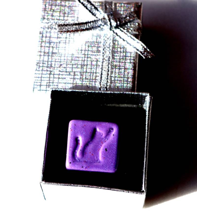 Hübscher Kleiner Katzenring Aus Lila-Malvenfarbener, Handgefertigter Keramik Mit Verstellbarer Fassung von MATTCadeaux