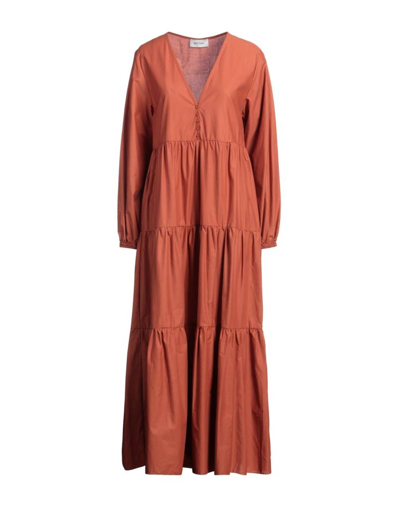 MATTEAU Maxi-kleid Damen Rostrot von MATTEAU