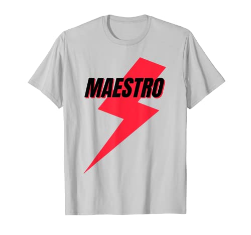 Herren Maestro Superhero, Maestro Spanische Lehrerschätzung T-Shirt von MATTER OF VIBES - Maestro