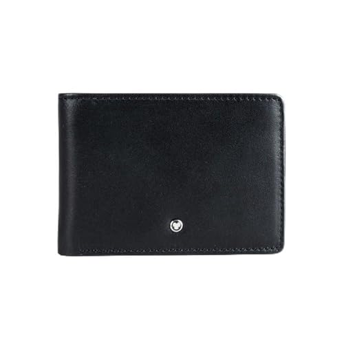 MATTIES Unisex Billetero Voel/Leather Wallet, Schwarz von MATTIES