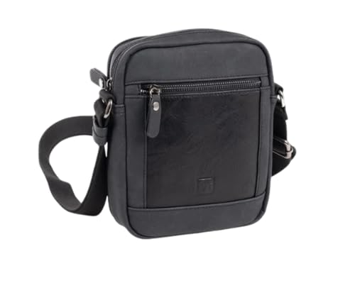 MATTIES Unisex Reportero Canvas Handtasche, Schwarz von MATTIES