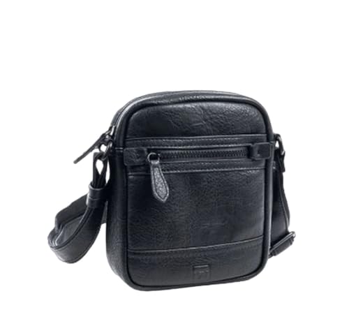 MATTIES Unisex Reportero Rustic Handtasche, Schwarz von MATTIES