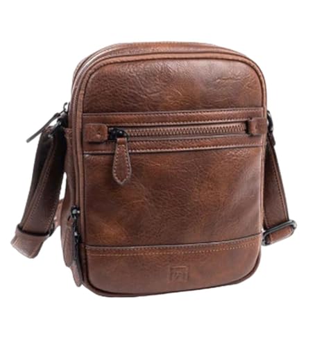 MATTIES Unisex Reportero Rustic Handtasche, braun von MATTIES