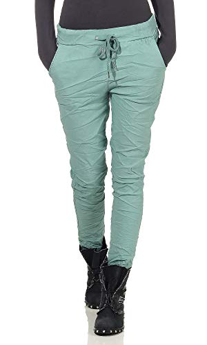 MATY FASHION Damen Freizeithose Stylisch Elegant Chino Stretchhose 3 (Petrol) von MATY FASHION