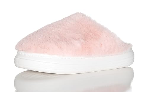 MATY FASHION Hausschuhe Damen Slipper warme Pantoffeln Winterlatschen gefütterte Puschen 609 (Rosa, 36) von MATY FASHION