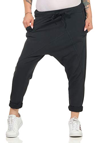 MATY FASHION Jogginghose Damen Sweat Pants Trainingshose Baggy BoyfriendStyle 04 (Baumwolle, Gunkelgrau) von MATY FASHION