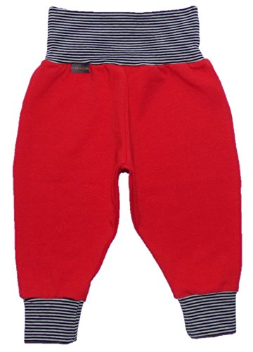 MAUALA Babyhose 50-104 (rot-graustreifen,104) von MAUALA