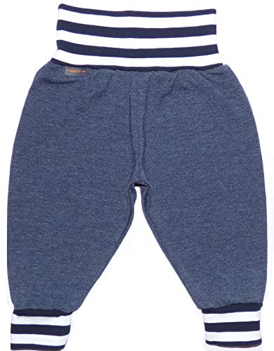 MAUALA Babyhose 50-104 Jeansblau-dblaustreifen, 56 von MAUALA