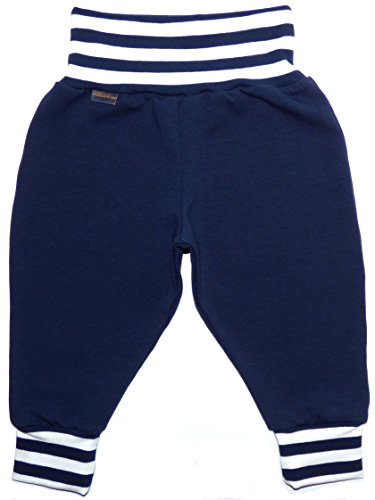 MAUALA Babyhose 50-104 dunkelblau-dblaustreifen, 74 von MAUALA