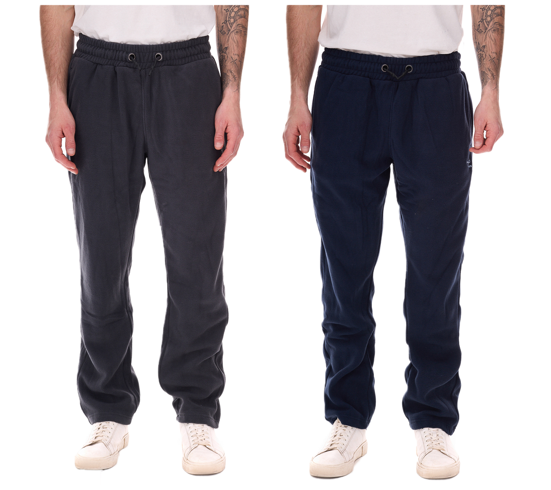 MAUI SPORTS Herren Fleece-Hose Freizeit-Jogger Homewear Oeko-Tex 100 zertifiziert 9087474 Blau oder Grau von MAUI SPORTS