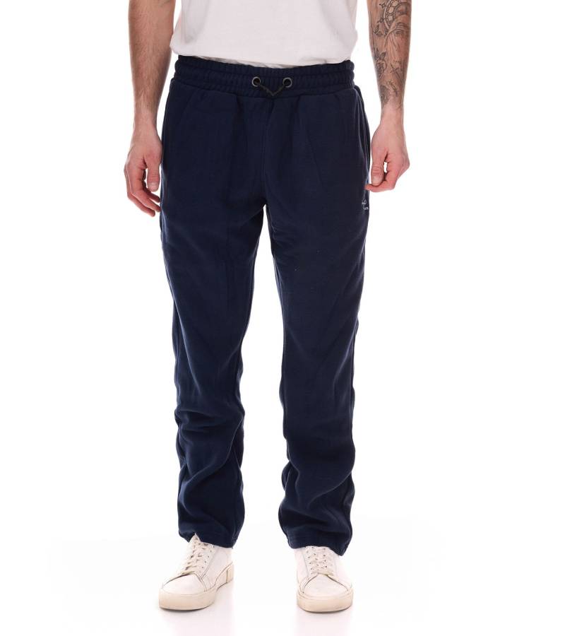 MAUI SPORTS Herren Fleece-Hose Freizeit-Jogger Homewear Oeko-Tex 100 zertifiziert 9087474 Blau von MAUI SPORTS