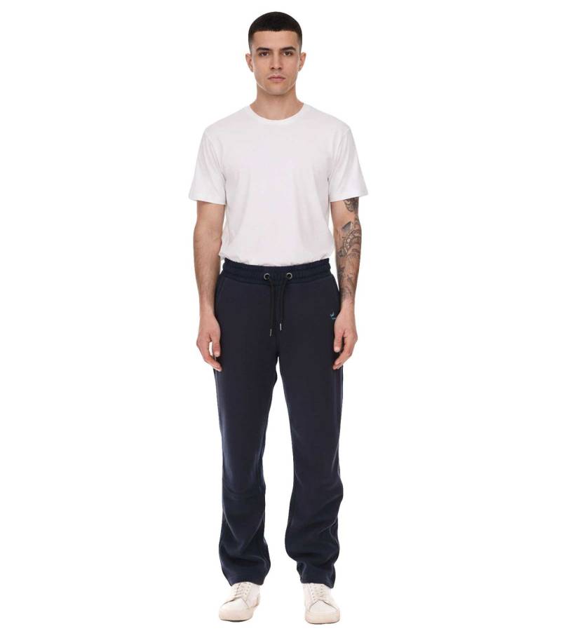 MAUI SPORTS Herren Fleece-Hose Freizeit-Jogger Homewear Oeko-Tex 100 zertifiziert 9087474 Blau von MAUI SPORTS