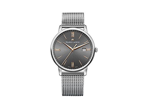 Maurice Lacroix Herren Analog Quarz Uhr mit Edelstahl Armband EL1118-SS002-311-1 von MAURICE LACROIX