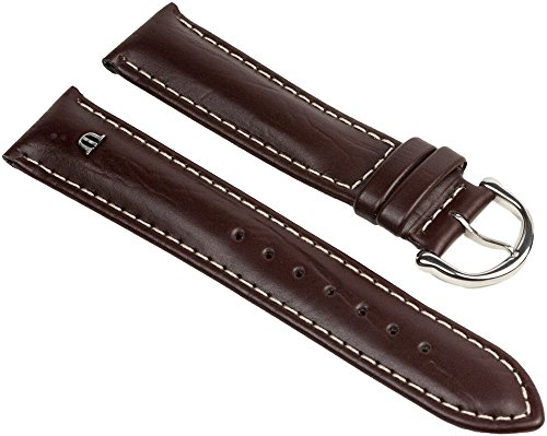 Maurice Lacroix Büffelkalb-Chrono XL Uhrenarmband Kalbsleder Band -Farbvarianten, Farbe:braun von MAURICE LACROIX