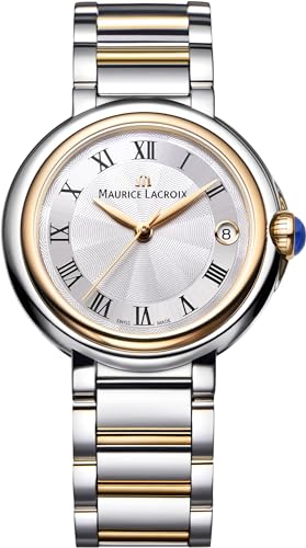 Maurice Lacroix Damen Analog Quarz Uhr mit Edelstahl Armband FA1004-PVP13-110-1 von MAURICE LACROIX