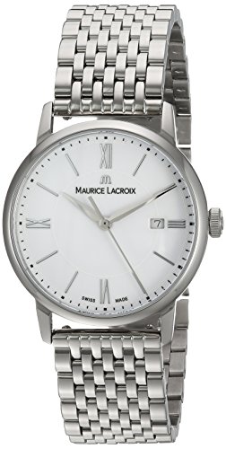 Maurice Lacroix Damen Analog Quarz Uhr mit Edelstahl Armband EL1094-SS002-110-1 von MAURICE LACROIX