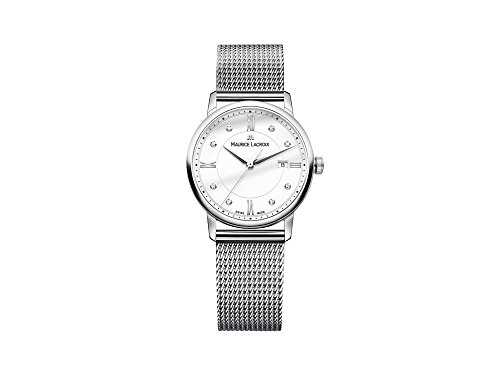 Maurice Lacroix Damen Analog Quarz Uhr mit Edelstahl Armband EL1094-SS002-150-2 von MAURICE LACROIX