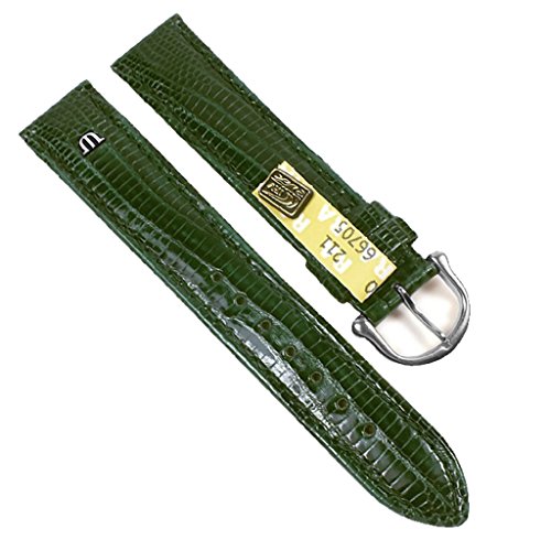 Maurice Lacroix Ersatzband Uhrarmband Echt Teju-Eidechsen-Leder Grün 21553S, Stegbreite:18mm von MAURICE LACROIX