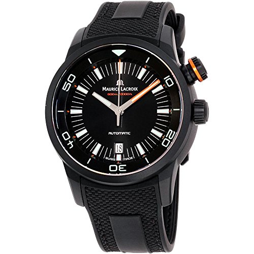 Maurice Lacroix Pontos S Diver Automatik Uhr, PVD, ML 115, PT6248-PVB01-332-1 von MAURICE LACROIX