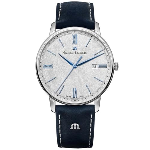 Maurice lacroix el1118-ss001-114-1 Herren Uhr analog Quarzwerk mit Leder Armband EL1118-SS001-114-1 von MAURICE LACROIX