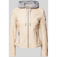 MAURITIUS Jacke in Leder-Optik Modell 'Adila' in Offwhite, Größe XXL von MAURITIUS