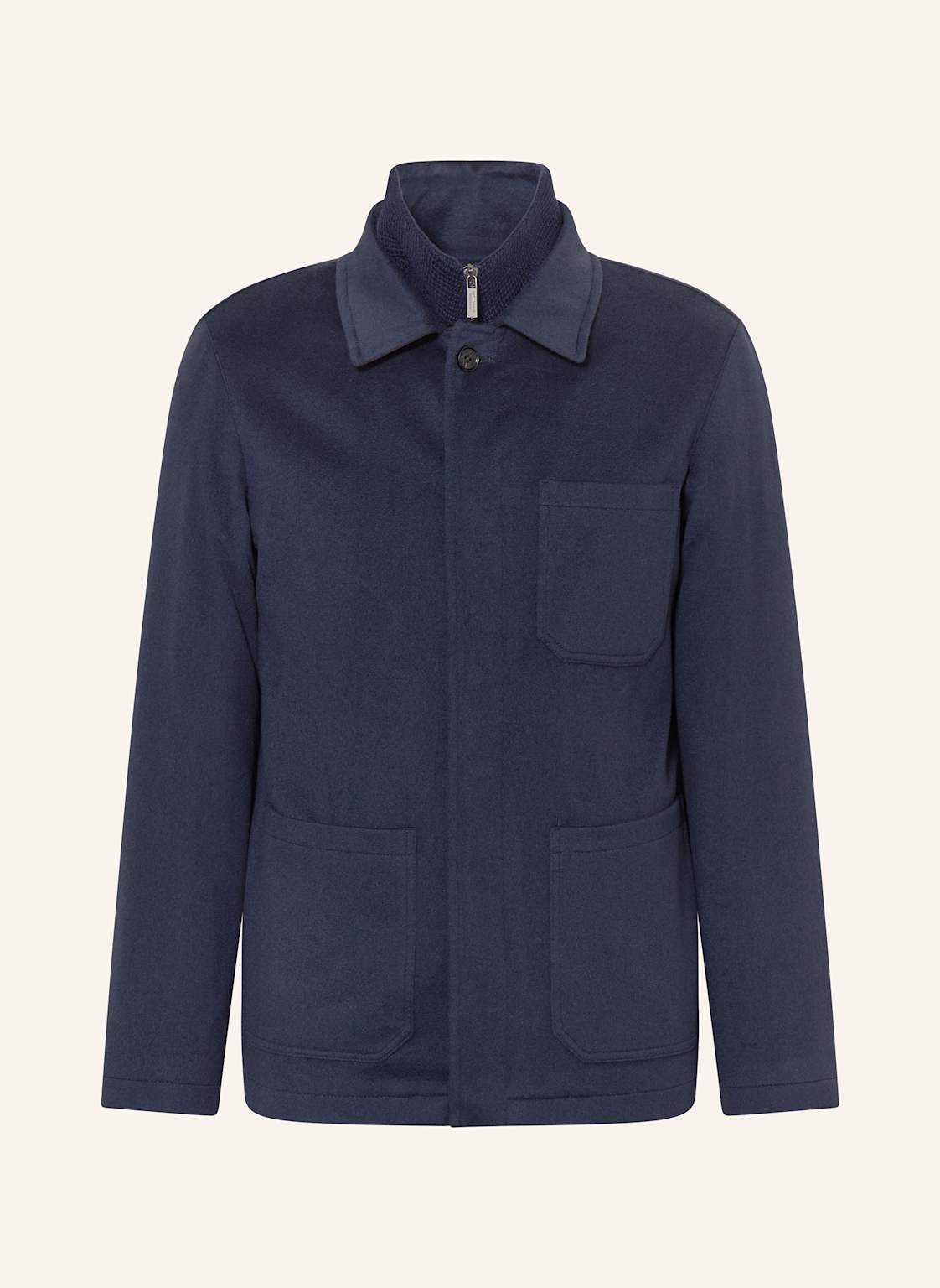 Maurizio Baldassari Flanelljacke Aus Cashmere Mit Herausnehmbarer Blende blau Maurizio Baldassari Flanelljacke Aus Cashmere Mit Herausnehmbarer Blende blau von MAURIZIO BALDASSARI