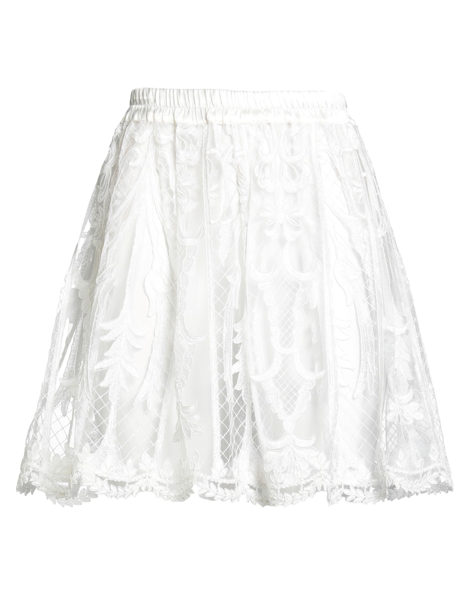 MAURIZIO Minirock Damen Weiß von MAURIZIO