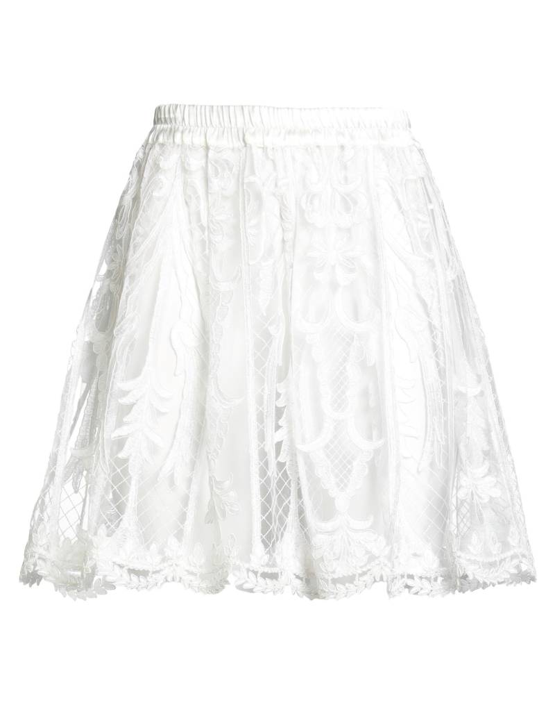 MAURIZIO Minirock Damen Weiß von MAURIZIO