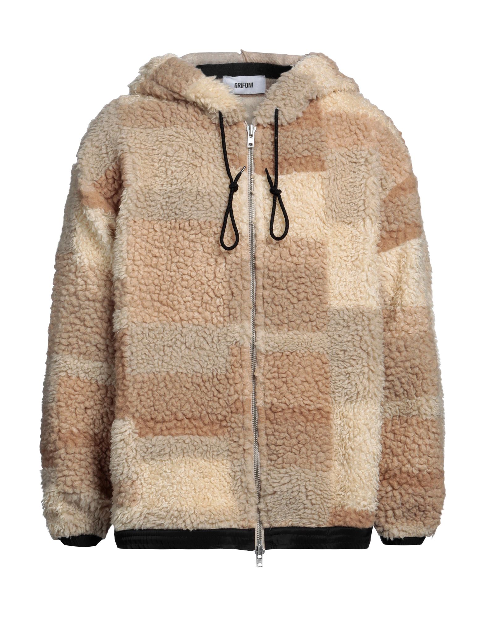 GRIFONI Shearling- & Kunstfell Herren Beige von GRIFONI