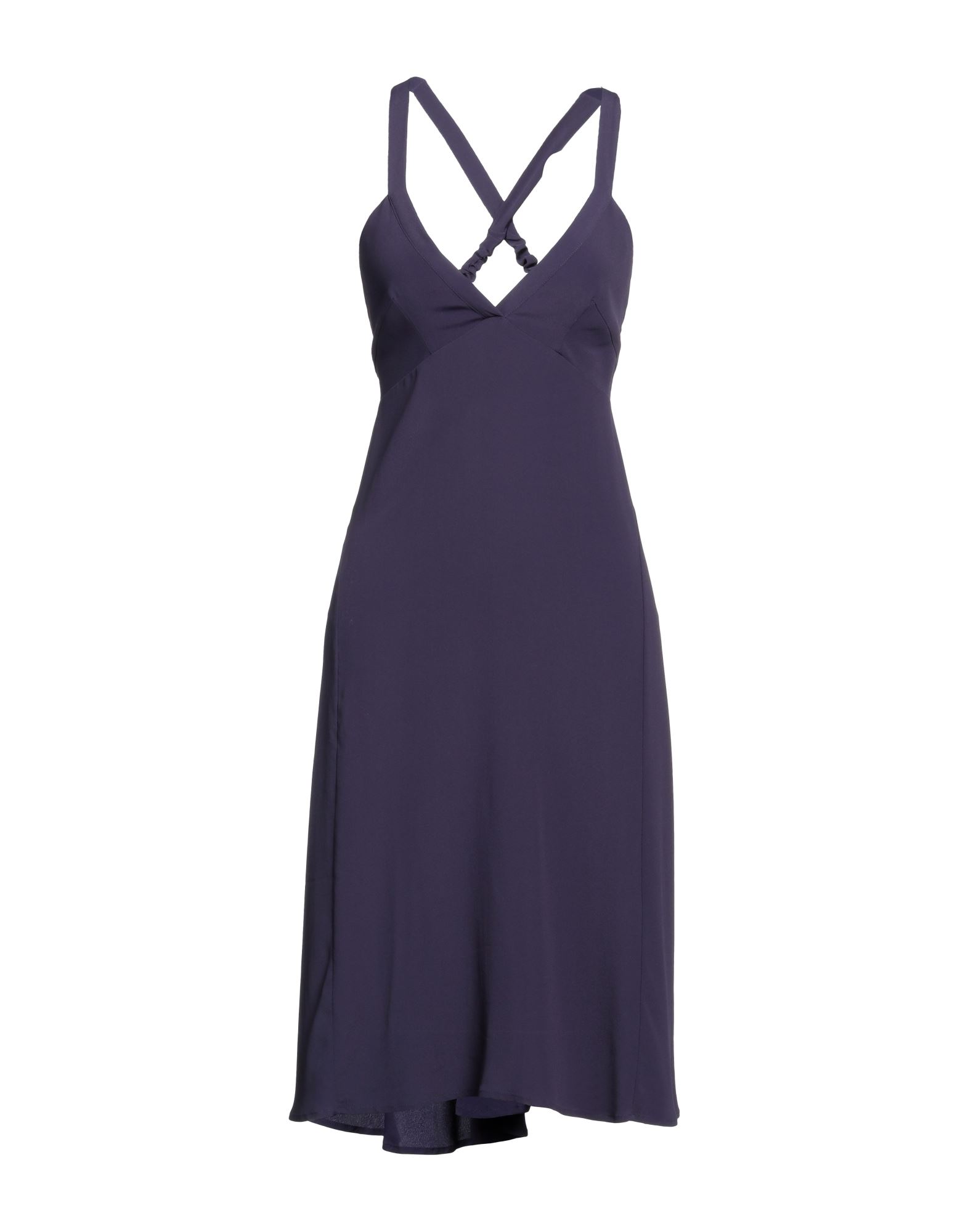 GRIFONI Midi-kleid Damen Dunkelviolett von GRIFONI