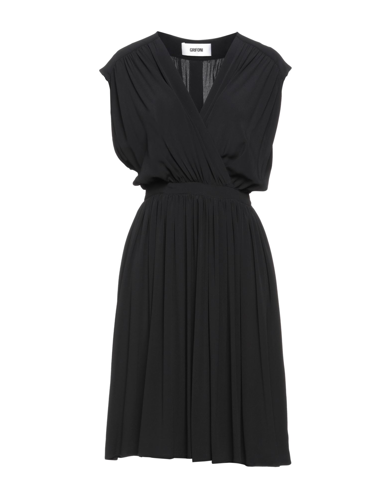 GRIFONI Midi-kleid Damen Schwarz von GRIFONI