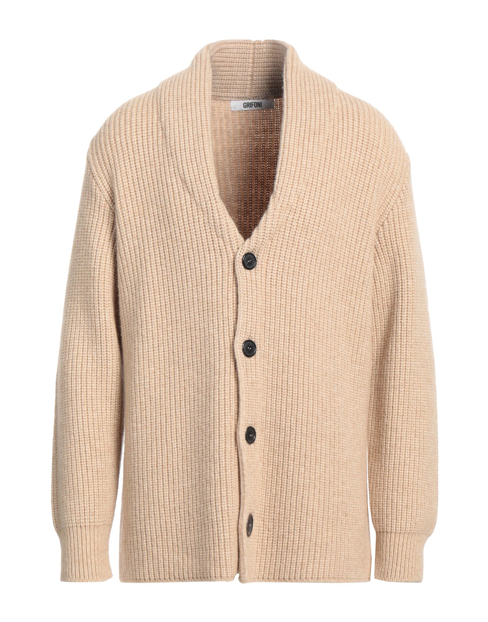 GRIFONI Strickjacke Herren Sand von GRIFONI