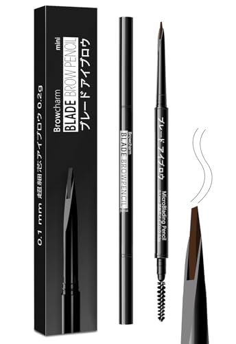 MAVENI Microblading Eyebrow Pencil for Women,0.1mm Ultra-Fine Mechanical Pencil,Draws Tiny Brow Hairs and Fills in Sparse Areas and Gaps,Makeup Brow Definer Waterproof,Lasting,0.2g (05 Deep Brown) von MAVENI