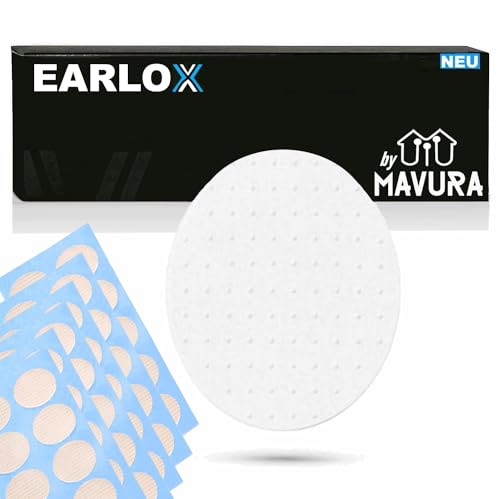 EARLOX Earlobe Tapes Ohrlochschutz gegen ausgeleierte Ohrpolster (Ohrloch Tapes, Ohrläppchen/gerissene Ohrlöcher) von MAVURA