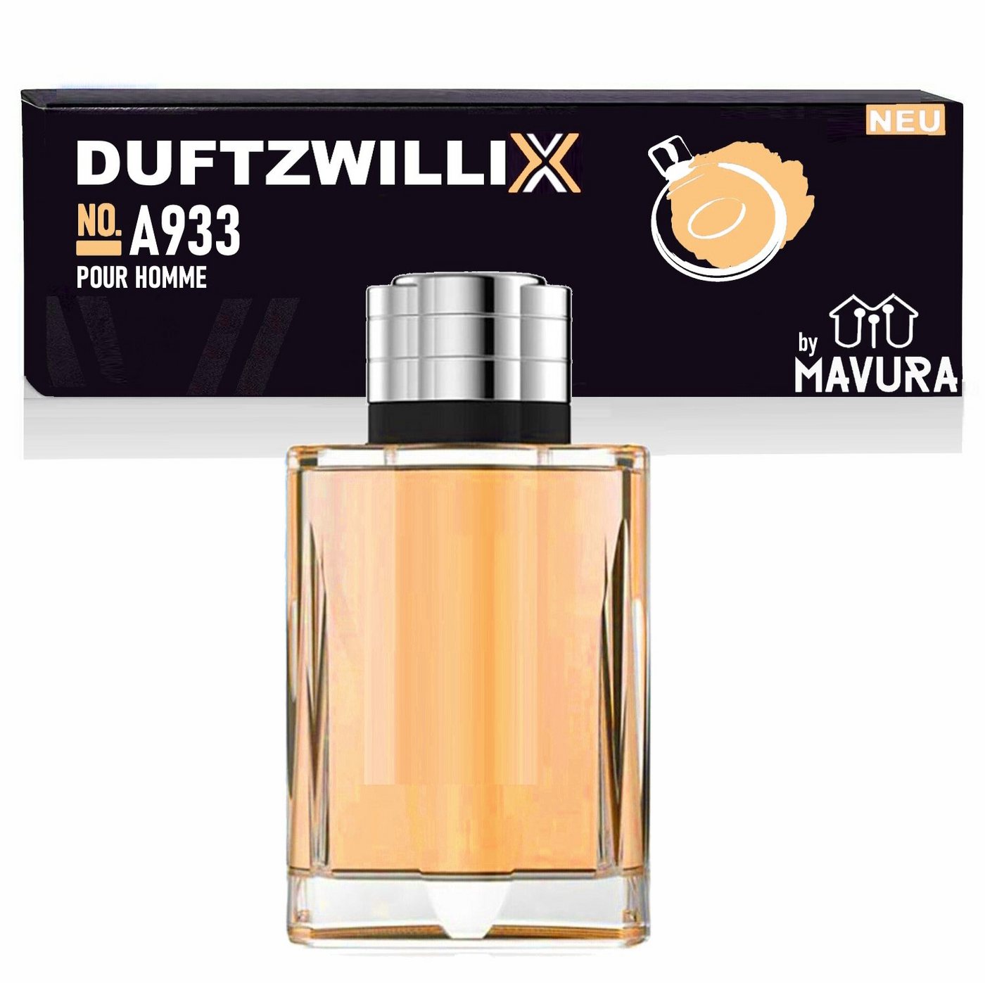 MAVURA Eau de Toilette DUFTZWILLIX No. A933 - Parfüm für Herren - würzig-süßer Duft, - 100ml - Duftzwilling / Dupe Sale von MAVURA