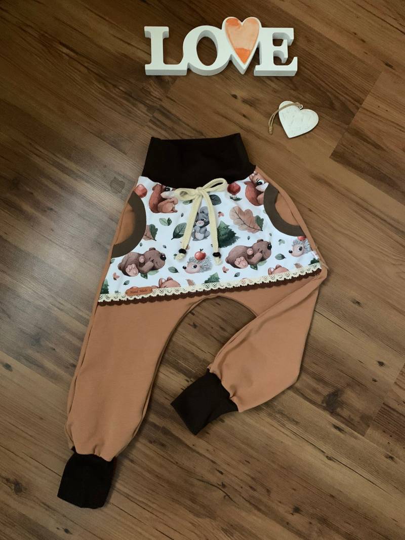 Baggypants/Hose /Pumphose Gr.92 /Absolutes Unikat/Bioqualität von MAWICOUNTRYLOOK