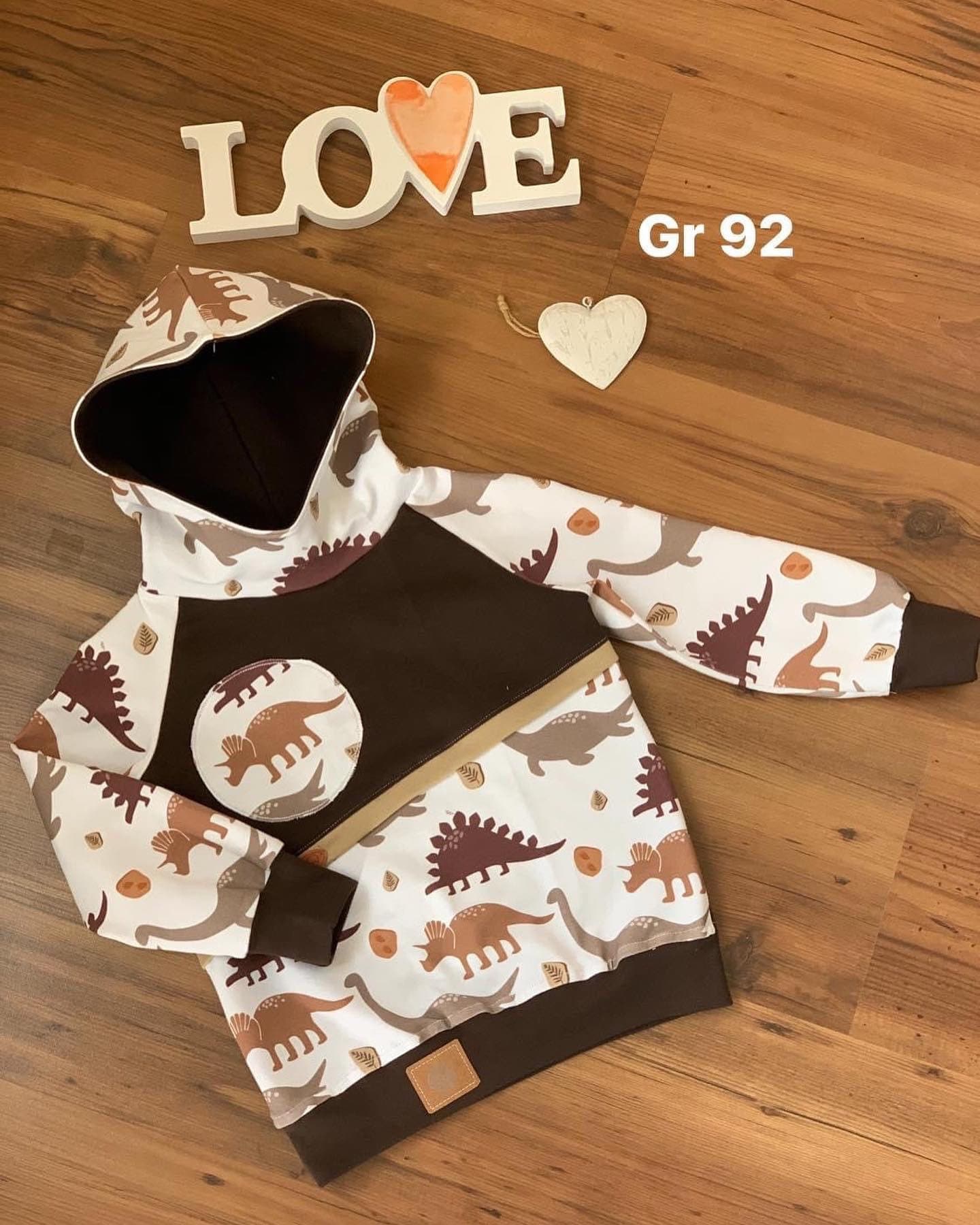 Hoodie Gr 92 /Handmade/Neu /Bioqualität /Absolutes Unikat von MAWICOUNTRYLOOK