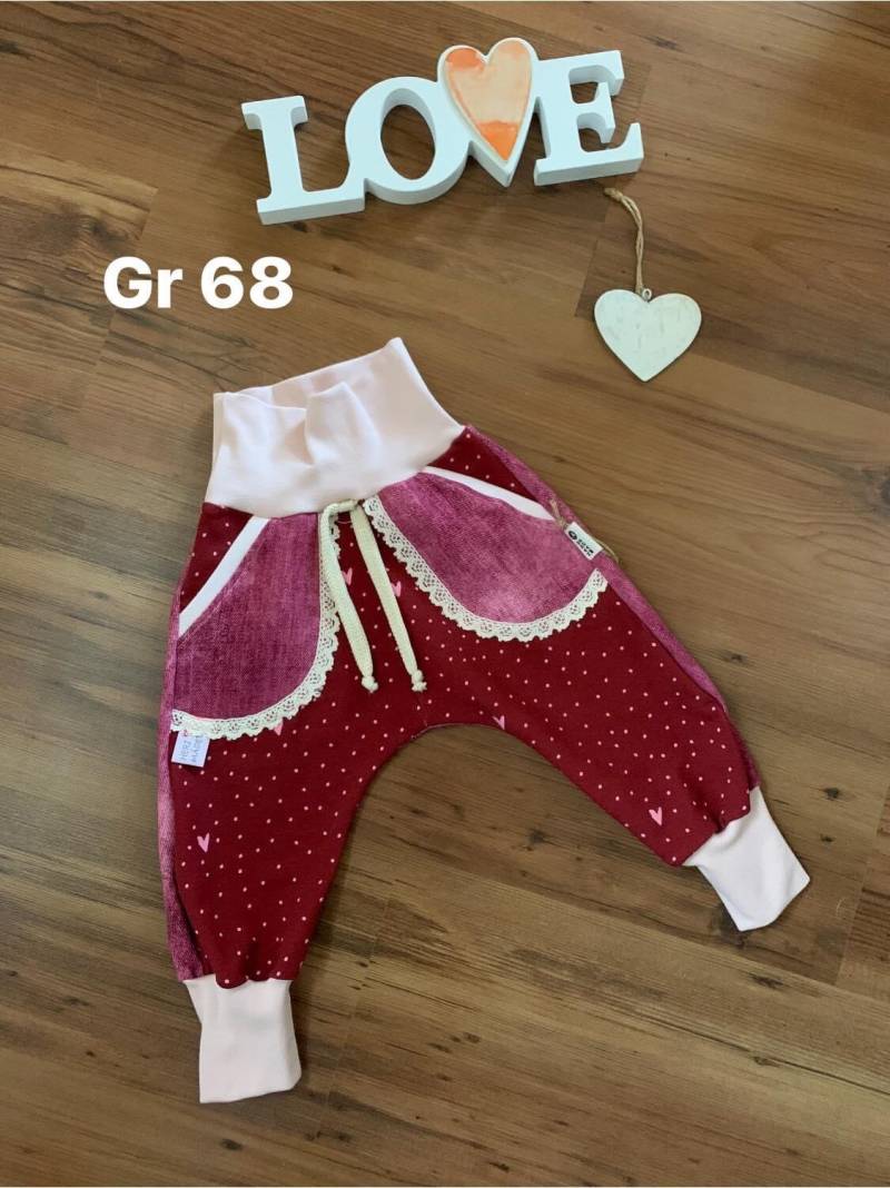 Hose /Pumphose/Checkerhose/Baggypants Gr 68 /Handmade/Neu /Sweat/Absolutes Unikat Hose /Pumphose/Checkerhose/Baggypants Gr 68 /Handmade/Neu /Sweat/Absolutes Unikat von MAWICOUNTRYLOOK