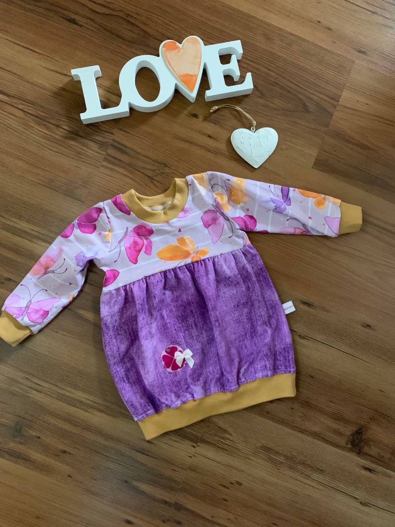 Kleid/Pullikleid Gr 62 /Handmade/Neu /Absolutes Unikat /Bioqualität von MAWICOUNTRYLOOK