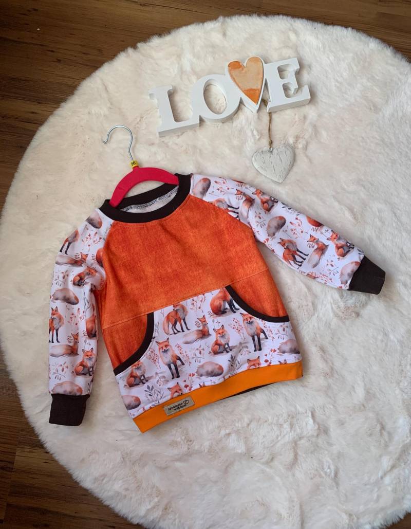 Pulli Angeraut/Gr.86/Handmade von MAWICOUNTRYLOOK