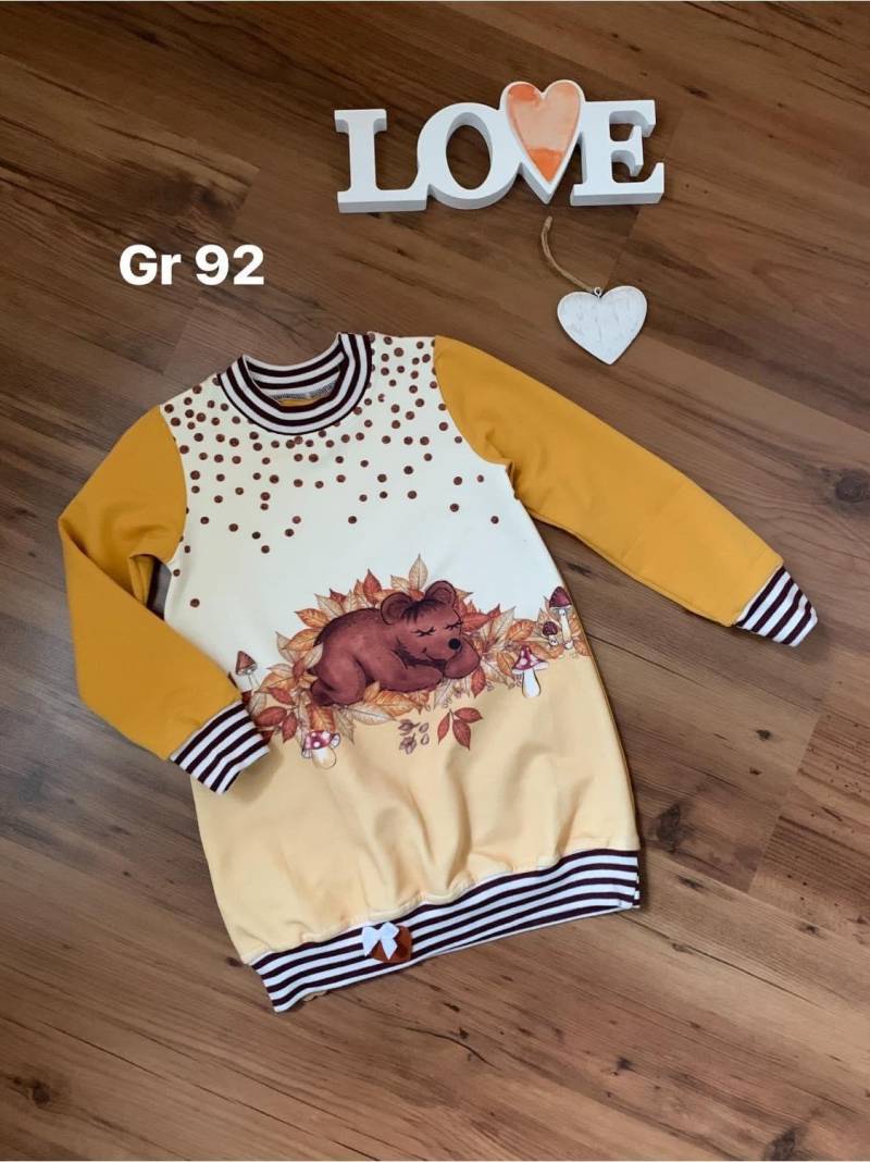 Pullikleid Gr 92 Handmade/Sweat/Bioqualität/Absolutes Unikat von MAWICOUNTRYLOOK